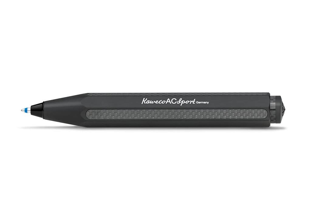 Kaweco AC Sport Black Ballpoint Officially Imported Pen, Oil-Based, ACBP-BK,