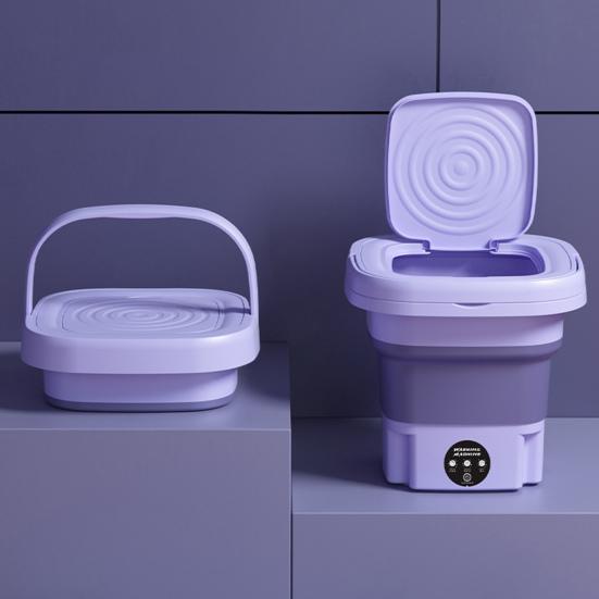Folding Washing Machine Portable Mini Washer Large Capacity Easy Operation