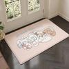 Kawaii Cartoon Bear Bunny Cat Rectangle Carpet Cute Maid Animal Kids Room Home Decor Mat Non Slip Floor Rug Entryway Doormat