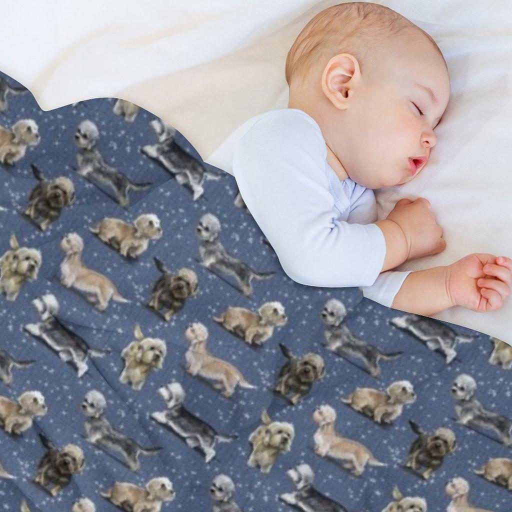 The Dandie Dinmont Terrier Throw Blanket For Baby Beach Single blankets ands Blankets