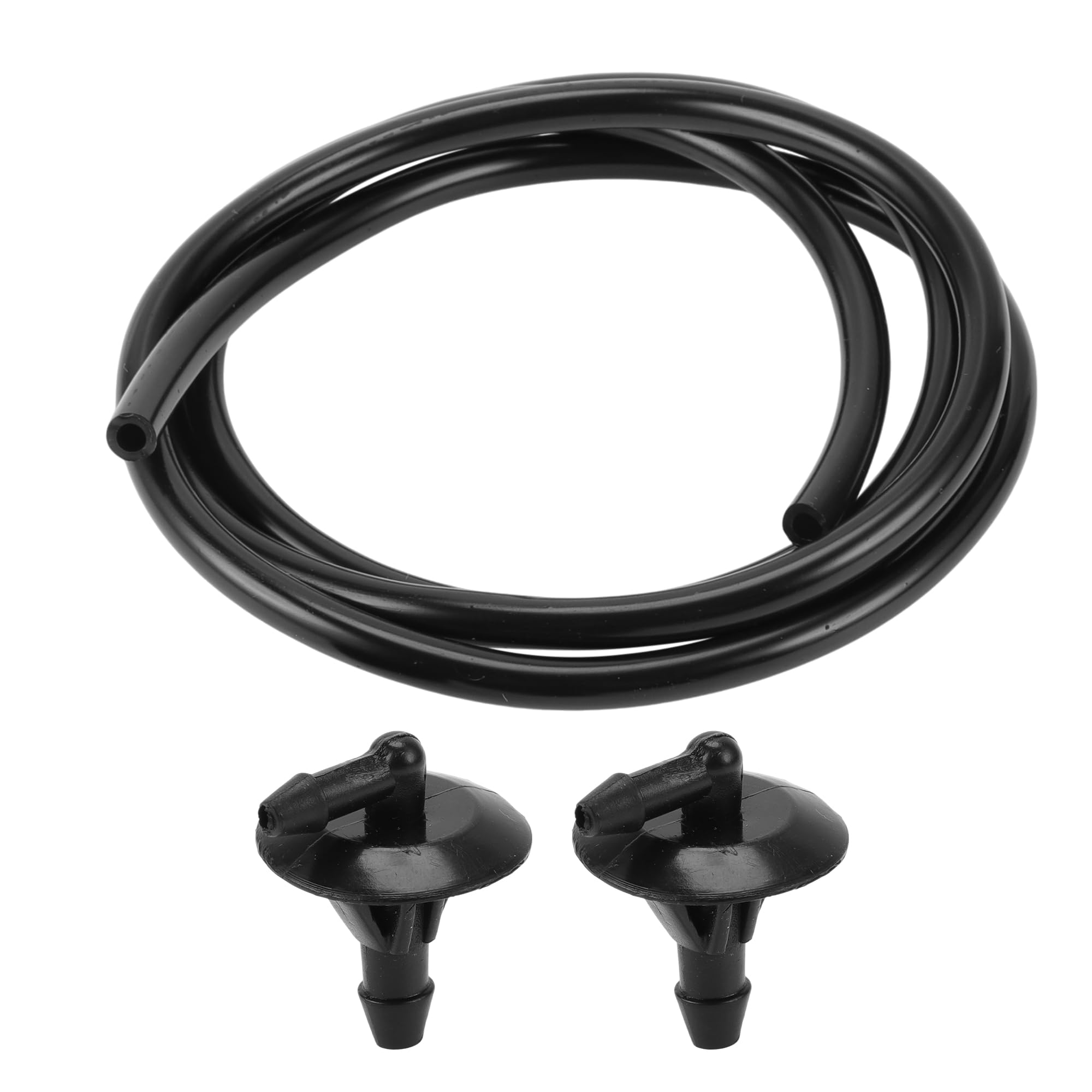 

INFINAUTO Washer Nozzle Front Window Nozzle Wiper with Jet 1.2m Hose Fits OE:5125061AA Dodge Black