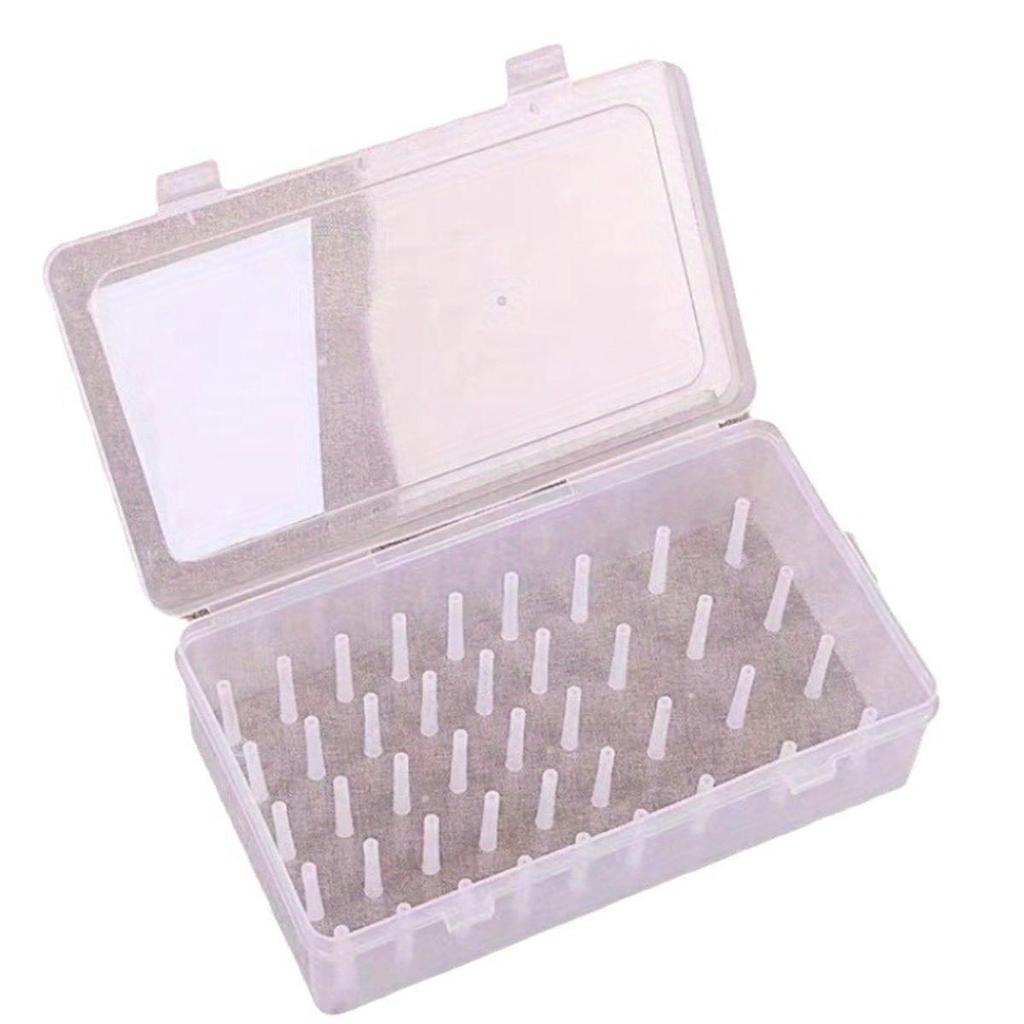 Sewing Thread Box 42 Pieces Spools Bobbin Carrying Case Container Holder Craft Spool Organizing Case Sewing Storage