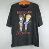 Vintage 1990s Beavis And ButtHead T-shirt Boxy Fit Large