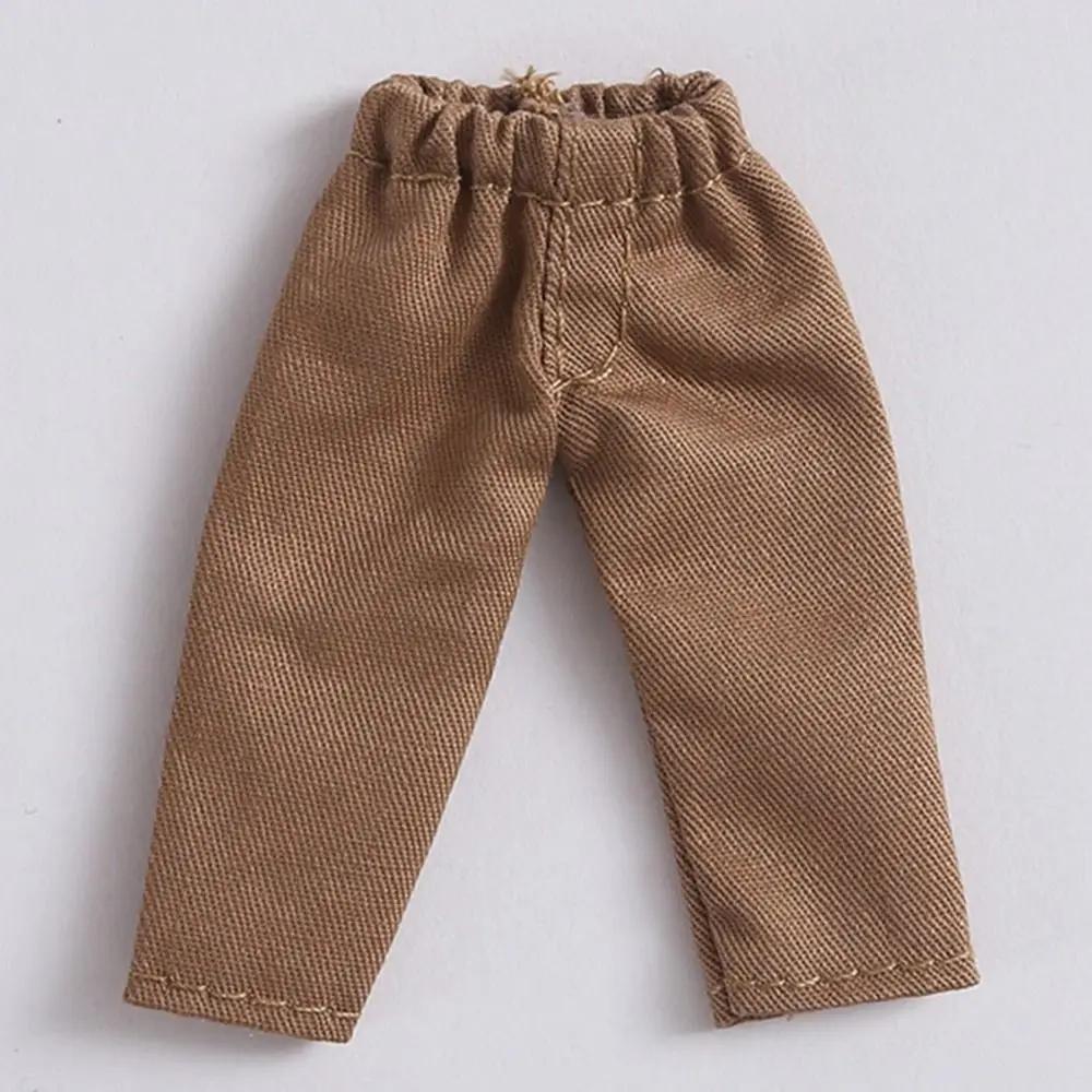 Doll Fashion Clothes For 1/11 Ob11 Dolls Denim Trousers For 1/12 Bjd/Gsc Doll T-Shirt Mini Cute Doll Pants Diy Doll Accessories