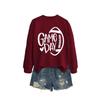 Women's Game Day Rugby Heart Long Sleeve Hoodie - Autumn/Winter Comfort