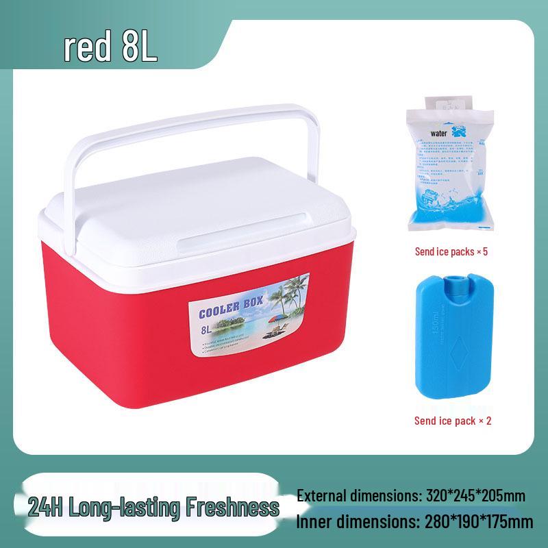 Portable Insulated Refrigerated Box for Outdoor Food Preservation and Delivery