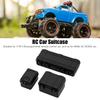 3 Pcs RC Car Simulation Luggage Case Large Medium Small RC Crawler Suitcase Decoration for 1/18 1/24 Black