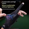 Open Finger Billiard Gloves Breathable Polyester Snooker Pool Glove Anti-Slip Adjustable Billiard Training Cue Glove