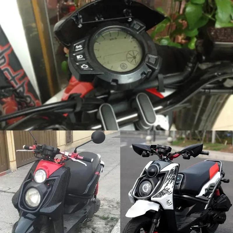 Motorcycle 10000 RMP 7 Color Oil Level LCD Digital Instrumentation Speedometer Tachometer Odometer For Yamaha RXM BWS 125 BWS125