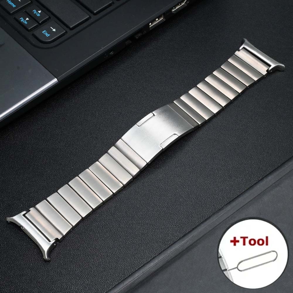Titanium Metal Bracelet For Samsung Galaxy Watch Ultra 47mm No Gaps Luxury Strap For SAMSUNG Watch Ultra 47mm Men Business Band Galaxy Ultra 47mm