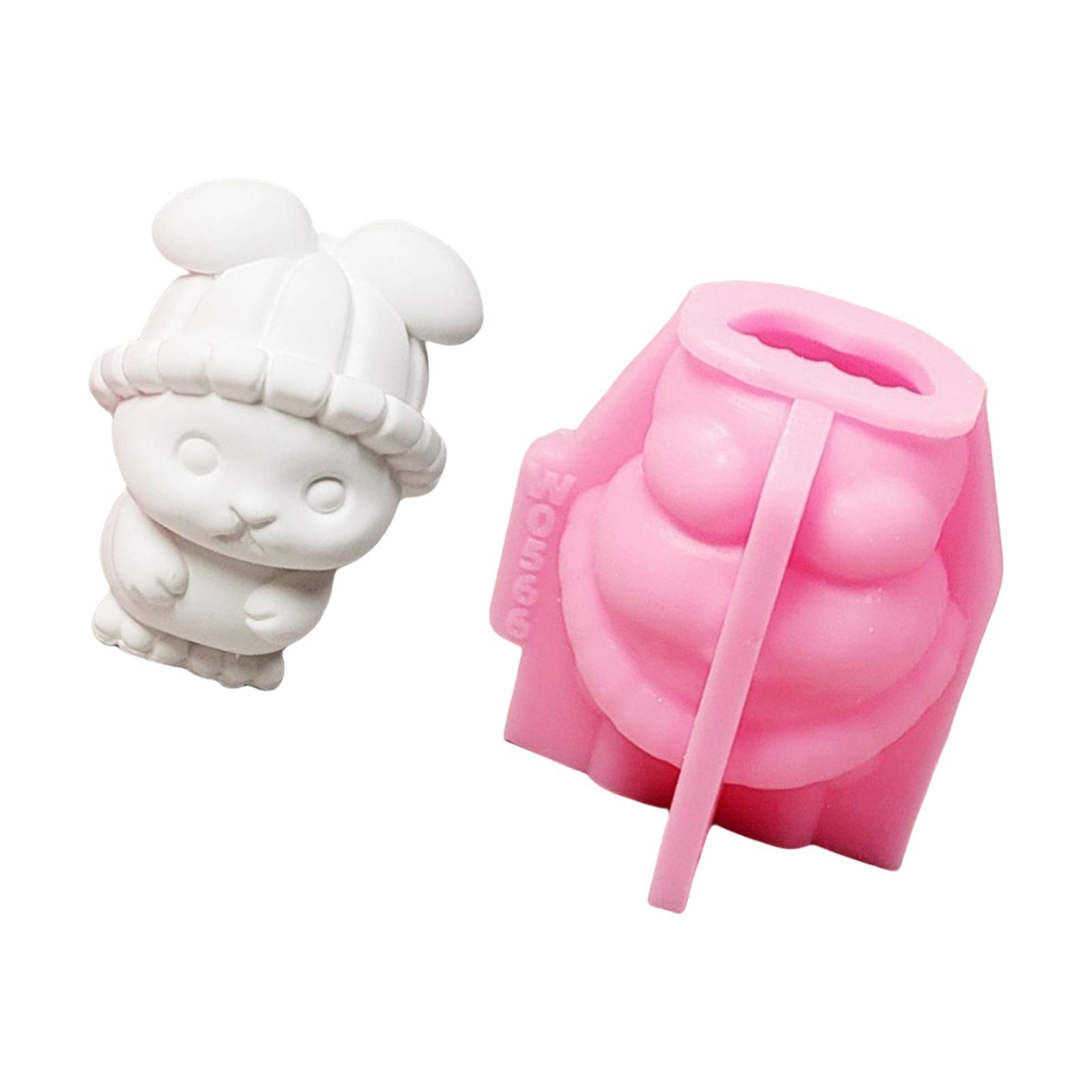 

Статуэтка Кроликов Силиконовые Формы для Свечей для Эпоксидной Смолы Домашнее Украшение Фигурка Животного Силиконовые Формы Формы для Изготовления Мыла