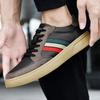 Fashion High Quality Men Vulcanize Shoes Lightweight Casual Shoes Comfort Walking Shoe Lace-up Solid Skateboard Footwear Tenis Masculino