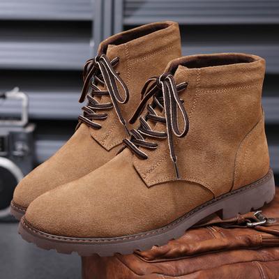 2025 Autumn New British Style Short Boots Leather Shoes Men's Trend Martin Boots Men's Shoes Wenzhou Shoe Factory