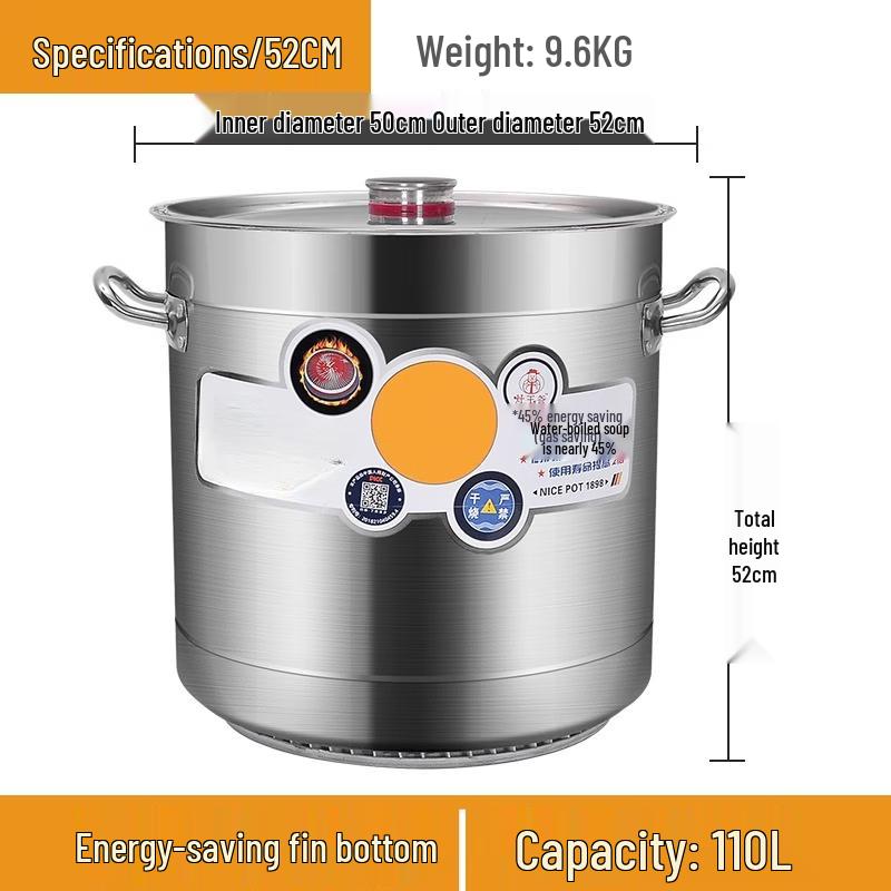 Xihe Commercial Stainless Steel Stockpot