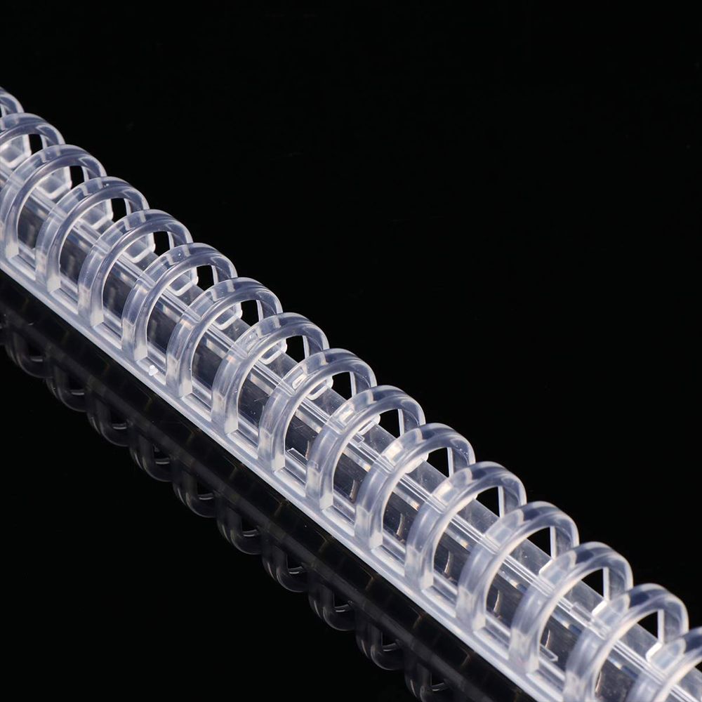 Binder Circle Ring Loose Leaf Book Binder Rings Plastic Comb Bindings Notebook Binding Spines