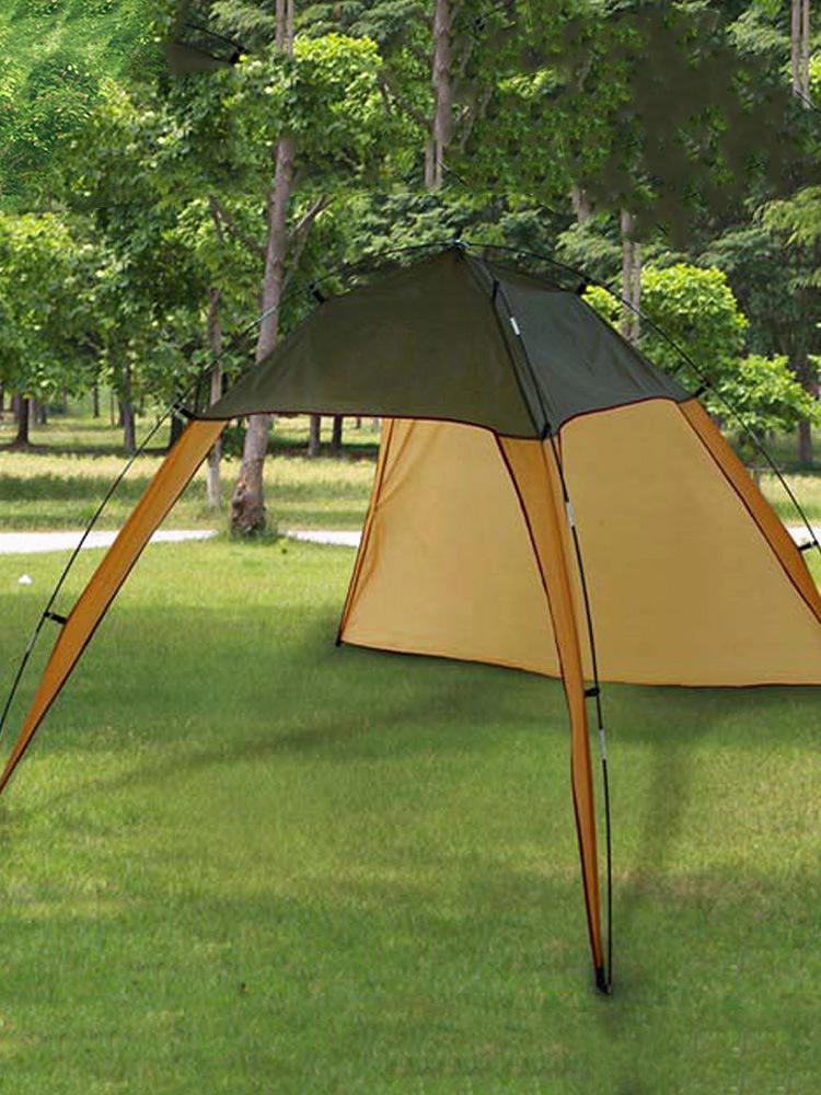 Outdoor Lightweight Canopy Tent: Windbreak Wall, Large Sunshade Awning for Camping, Picnic, Beach Gazebo.