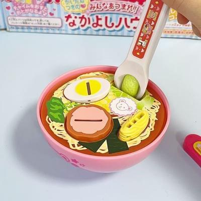 Simulation de nourriture Jouet japonais pour l'éducation précoce Style maisonnette Fonction jeu de rôle Jouet de pudding à nourrir