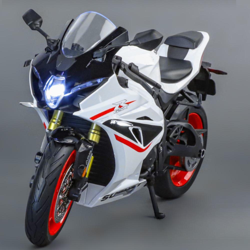 1:9 Scale SUZUKI GSX-1000R Motorcycle Model Toy Car Alloy Diecast Wheeling Shock Absorption Motor Models Toys Kids Boys Gifts