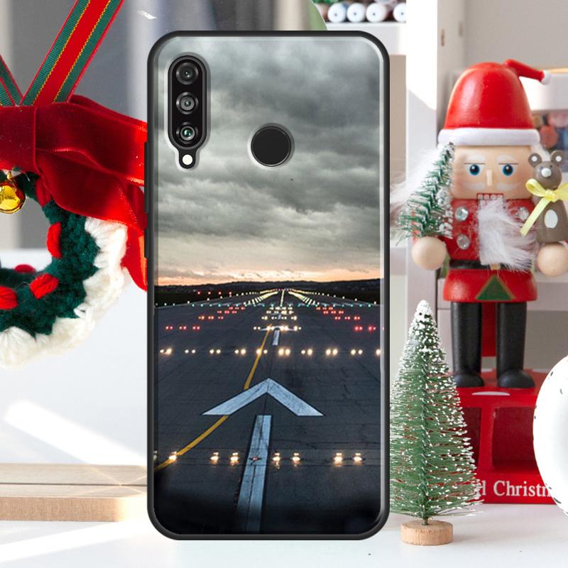 Airplane Flying Into The Sunset For Huawei Nova Y73 Y60 Y70 Y90 Y72 Y61 Y91 7i 8i 11i 12i 12s 9 10 SE P20 P30 P40 Lite Case