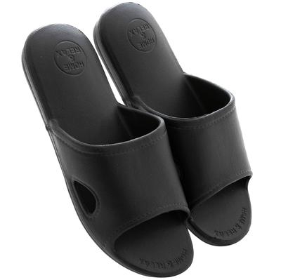 Nordic Easy To Walk Perfect for Size L [mianshe] Ultra-Lightweight Sandals/Slippers, Hygienic, In, Non-Slip, Guests, Unisex, Black,