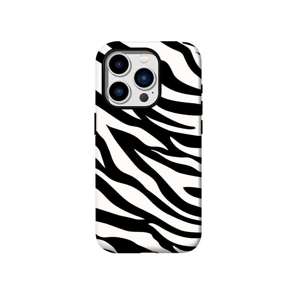 Luxury Clmj Leopard Curve Pattern Phone Case for iPhone 17 16 15 14 13 12 11 Air Pro Max Plus Luxury Double-layer Back Cover