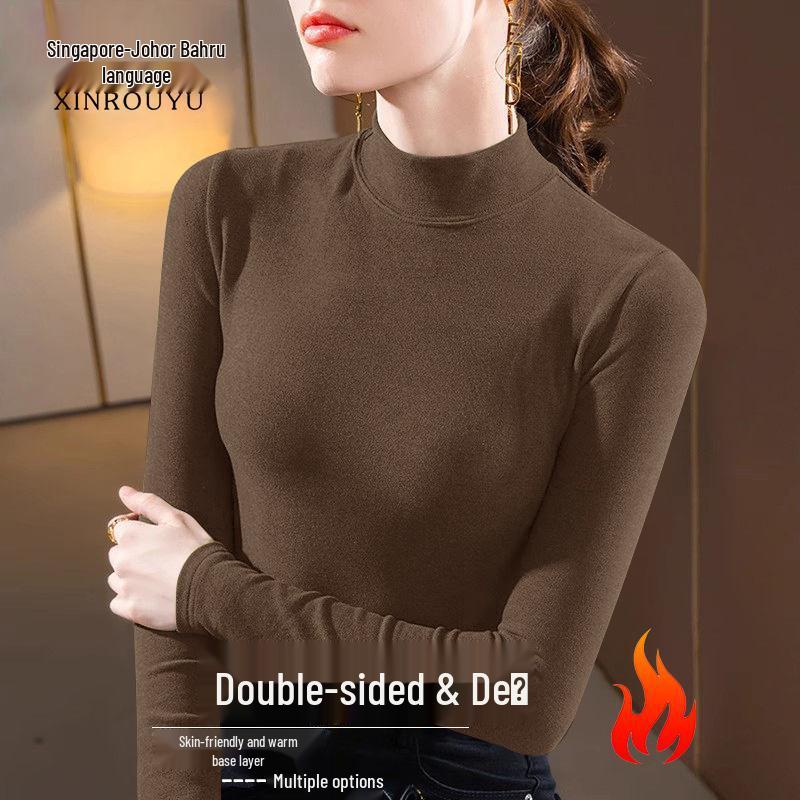 Women's Thermal Ribbed Long Sleeve T-Shirt - Autumn/Winter 2025 Collection
