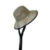 Japanese Retro Cute Hollow Hand-Woven Straw Pot Hat Women'S Summer Versatile Bucket Hat Sun Protection Lace-Up Straw Hat