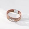 Multi Layer Leather Bracelet for Women Heart Accessories  Stylish Ladies Hand Jewelry Gift