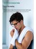 Intelligente Bluetooth-Brille mit hochklappbarem Magnetclip, Myopie-Gläsern und Anti-UV-Blaulichtschutz