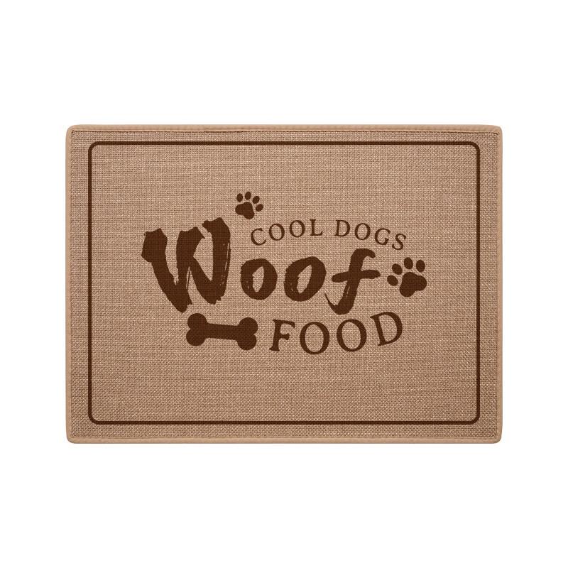 

Absorbent Anti-Splash Pet Feeding Mat with Rubber Base