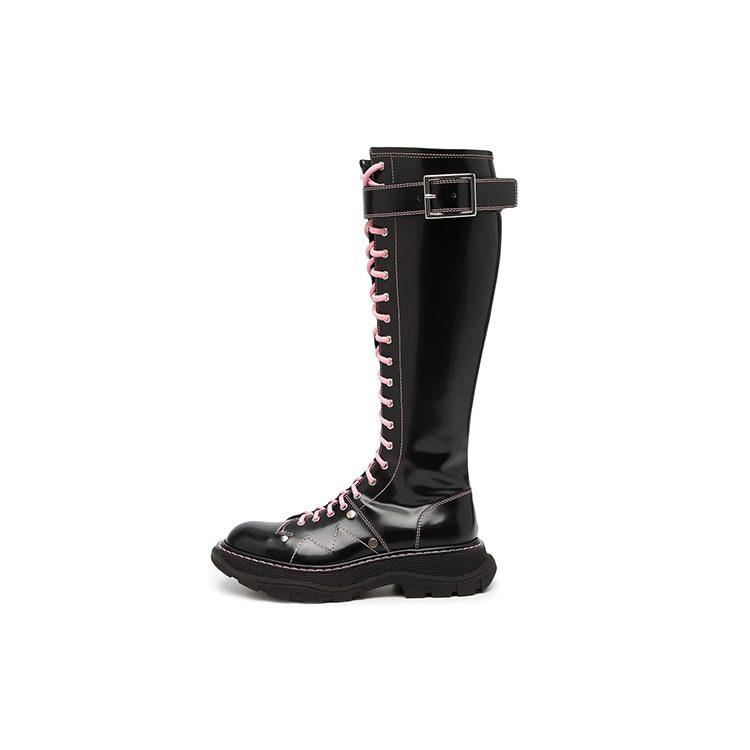 Alexander McQueen Tread Lace Up Boots