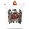 Slayer Heavy Metal Rock Band Blanket Flannel Sofa Throw Blanket Breathable for Couch Bedding Throws Bedspread Quilt