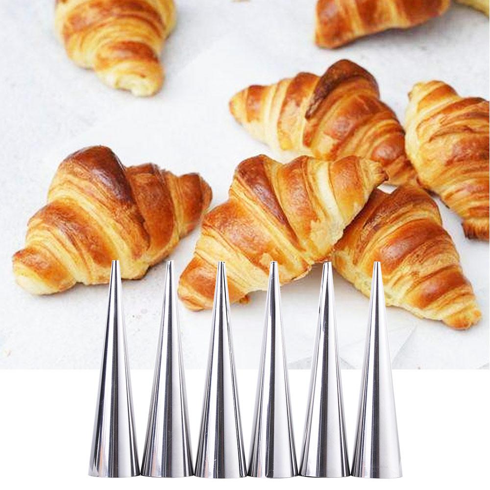 cone bakeware pastry roll cream horn bread baking tool waffle cone mold cannoli tubes brioche mold