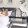 Foldable Mosquito Net Breathable Folding Crib Cover Bassinet Mosquito Net Cover for Baby Crib To Keep Cats/Bugs Out