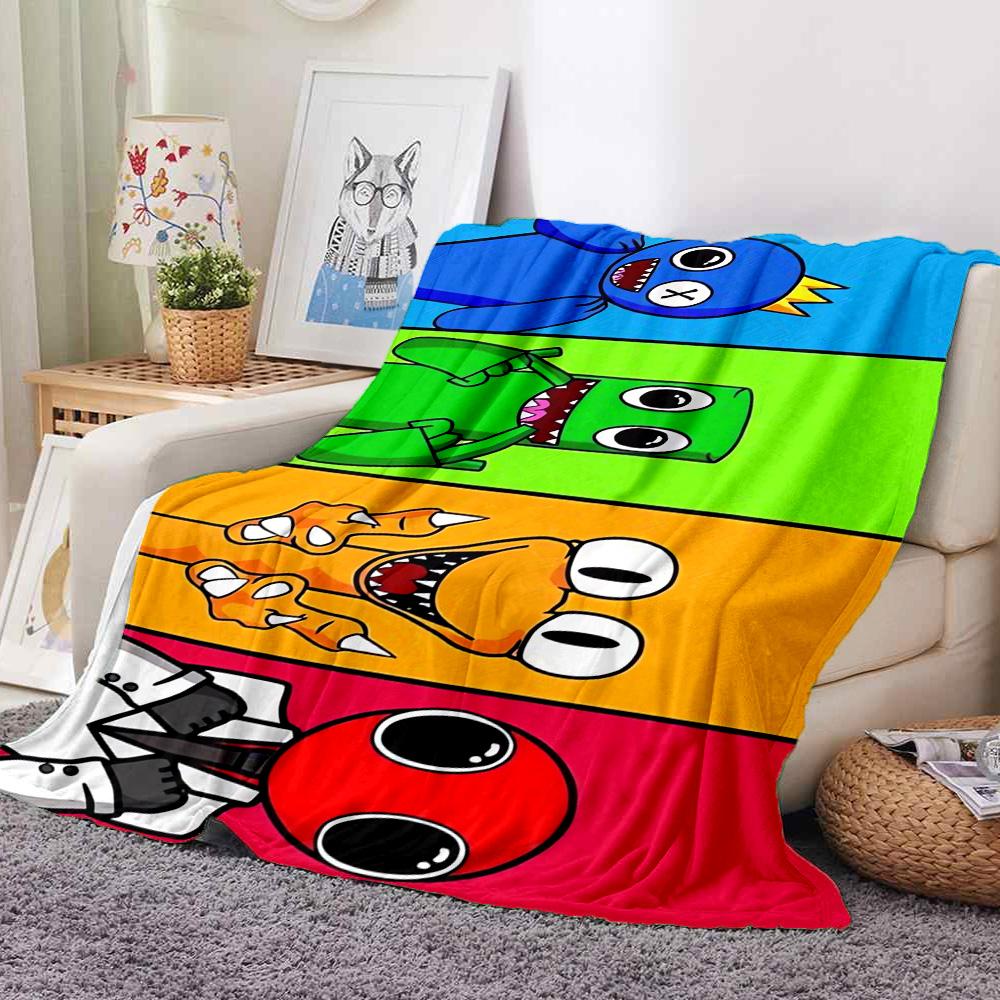 Cartoon Characters Flannel Blanket Throw Blanket Soft Warm Sofa Bed Camping Car home Decor Unique Christmas Gift C930921