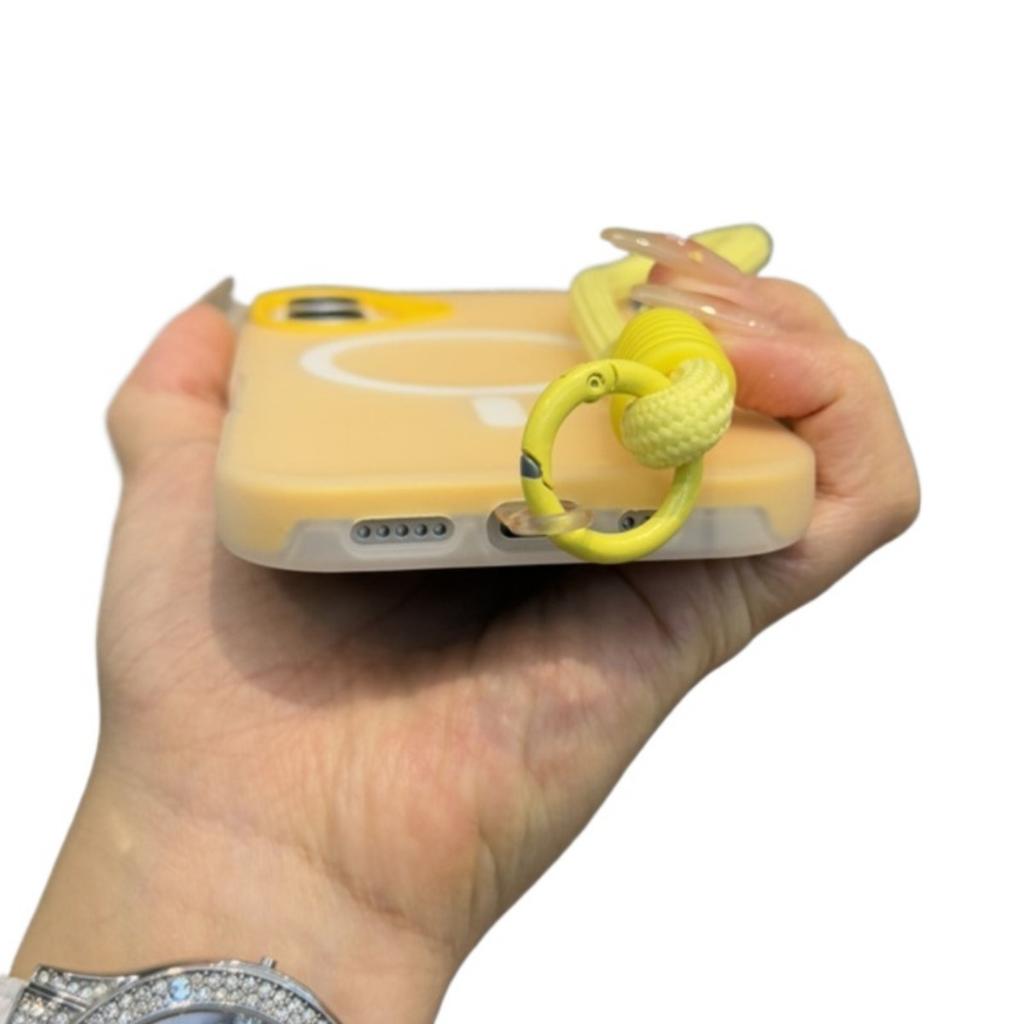 New 3 IN1 With Lanyard For Magsafe Case for iPhone 17 16e 16 15 14 Plus 13 11 12 Pro Max Magnetic Wireless Charge  Matte Cover