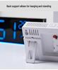 LED Color-Changing Wall Clock RGB Display, Multi-functional Alarm Clock, Large 6677R.