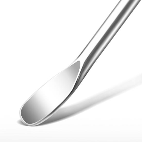 6-Piece Stainless Steel Ear Pick Set Spiral Ear Cleaner Tools with Faux Leather Case Home Ear Care Kit for Home Travel