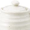 Soho Kiln Ceramic Pot, White Glaze (with Strainer), 420cc, 482-13-403, Approx. 11 X 11cm