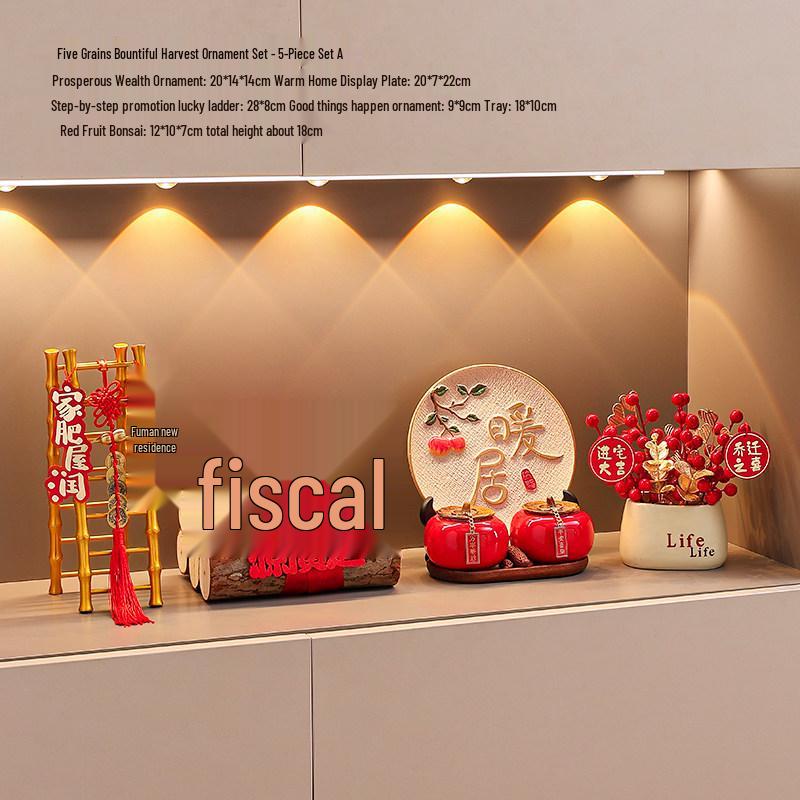 Prosperous New Chinese Style Housewarming Decoration Set