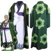 Anime Roronoa Zoro Cosplay Costume, Wano Kuni Land Kimono Robe, Tenues Complètes Pour Halloween Et Carnaval
