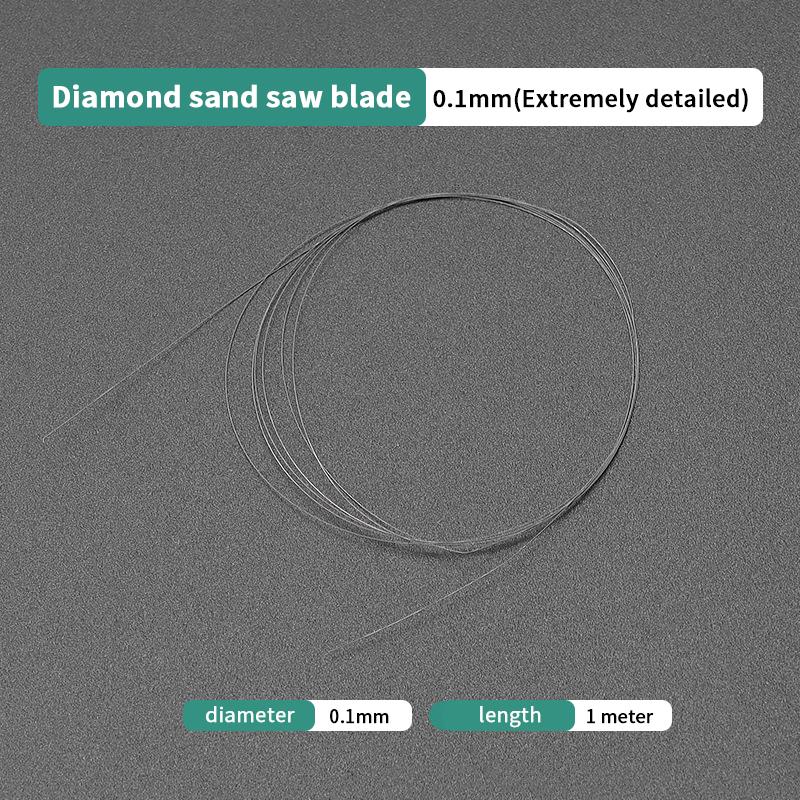 1M Cutting Wire Saw Blades Jade Metal Ceramic Cutting Supplies Hand Saw Blade Diameter 0.1Mm-0.5Mm Professional Hand Tools