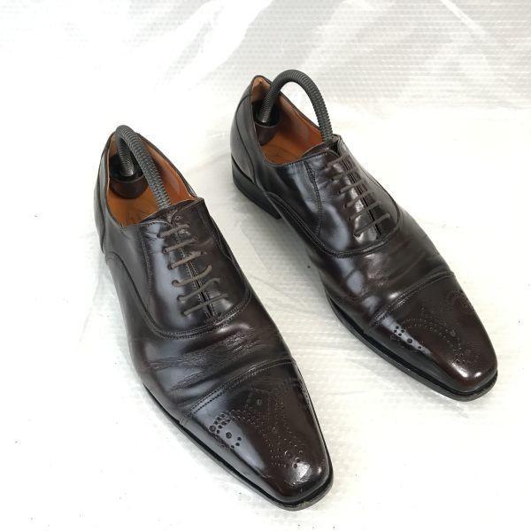 Voice Classico Leather Long Nose Cap-Toe Dress Shoes Men’s 6.5 25.0 Brown(USED)