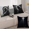 Son Of God Jesus Cross Holy Light Pillowcase Toon Gift Cushion Cover Bedroom Home Sofa Chair Seat Decor Pillow Case