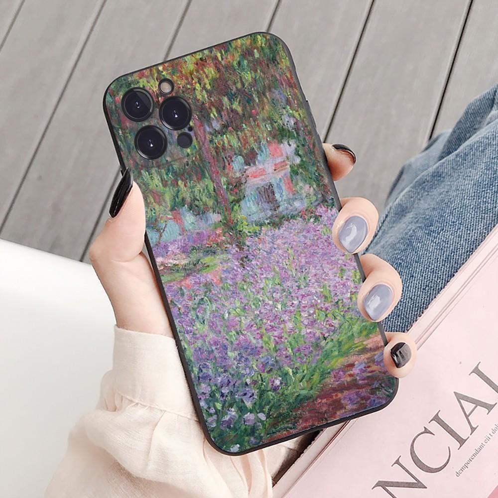 

Чехол для мобильного телефона iPhone16 Claude Monet, художественный чехол для мобильного телефона с росписью и защитой от падений. iPhone 16 Pro Max