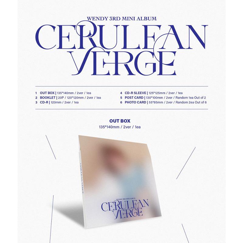 WENDY (Red Velvet) – 3rd Mini Album [Cerulean Verge] (Digipack Ver.)