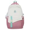 Rucksack für Damen Große Kapazität Neuer Stil Studentenschulranzen für Damen Mittelschüler Kontrastrucksack Lässiger Leichter Schulranzen