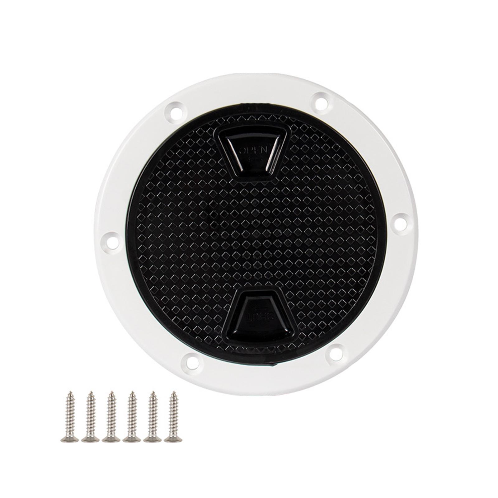

Boat Accessories Hatch 4inch 6inch ABS Round Non Slip Inspection Hatch with Detachable Cover for Marine Watercraft Yacht 4 чёрный