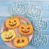 4 ks vykrajovátko na dýňové sušenky DIY 3D halloweenská forma na sušenky Vhodné pro zdobení polevou Dekorace na Den mrtvých 1