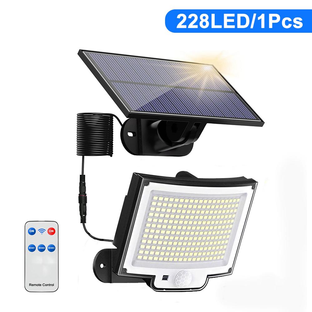 Solar Lights Outdoor 106/348LED Solar Security Light With Motion Sensor 3 Mode Waterproof Solar Powered Flood Light Garden Yard
